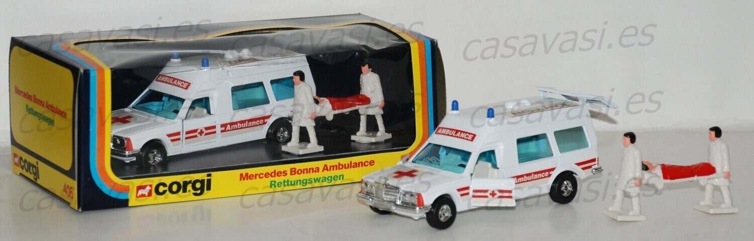 Corgi Toys - 406 - 1980 - Mercedes Bonna Ambulance