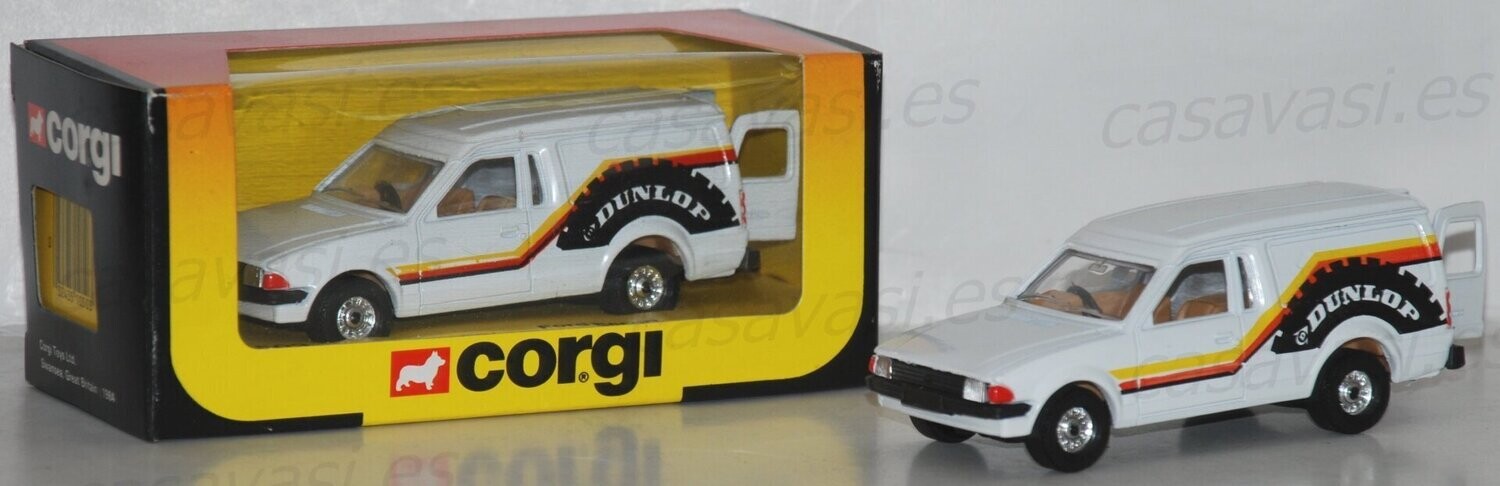 Corgi - 503 - 1984 - Ford Escort Van - Dunlop