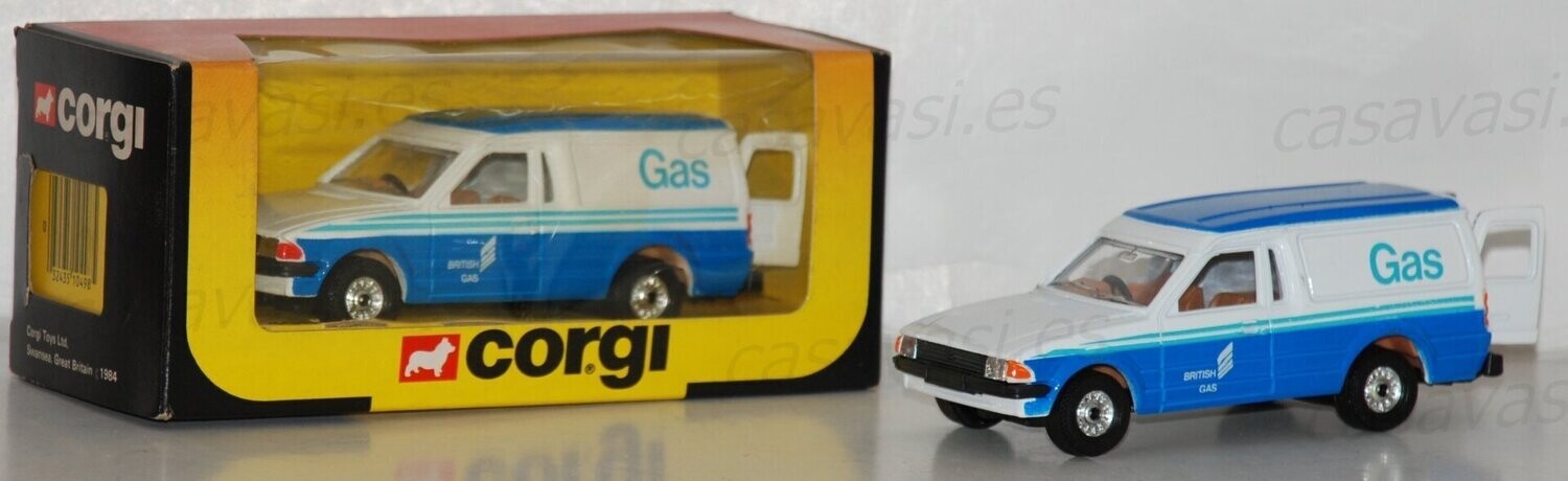 Corgi - 498 - 1984 - Ford Escort Van - British Gas