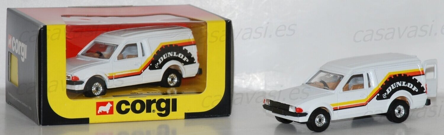 Corgi - 503-1 - 1983 - Ford Escort Van - Dunlop