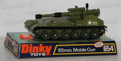 Dinky Toys - 1975 - 654 - 155mm.Mobile Gun