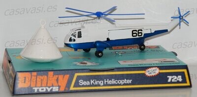 Dinky Toys - 1973 - 724 - Dea King Helicopter - Battery
with 
