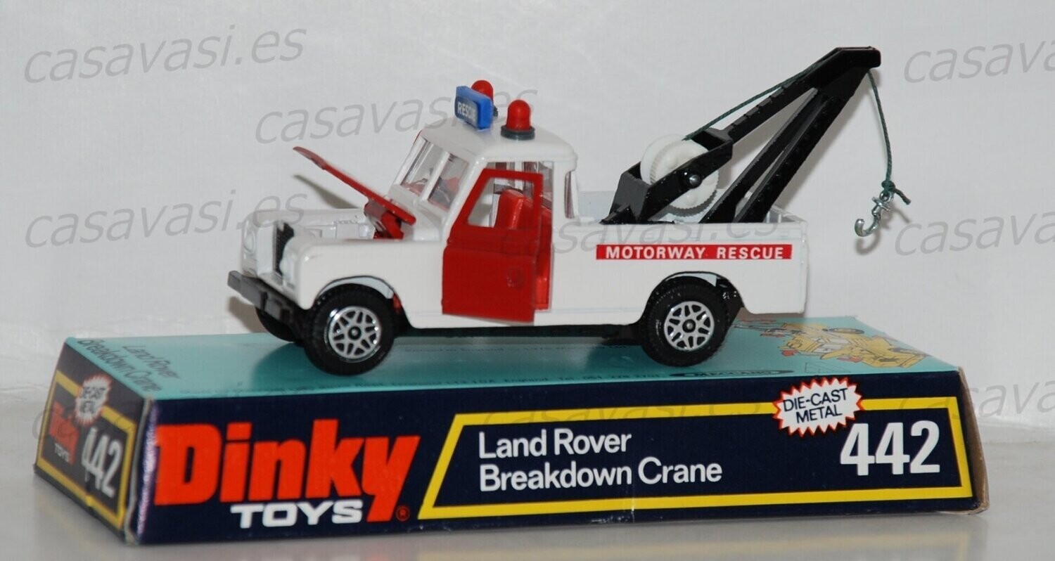 Dinky Toys - 1975 - 442 - Land Rover Breakdown Crane