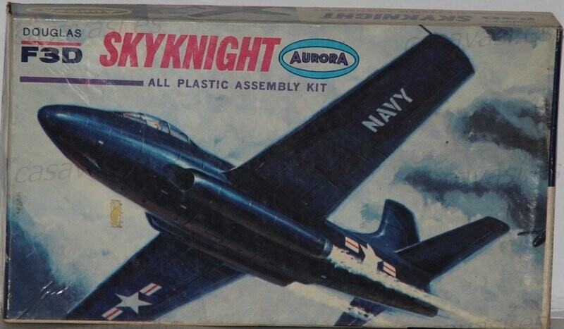 Aurora - 1963 - KIT NO.287-39 Douglas F3D SkyKnight

Box Size 18 x 10 cm.