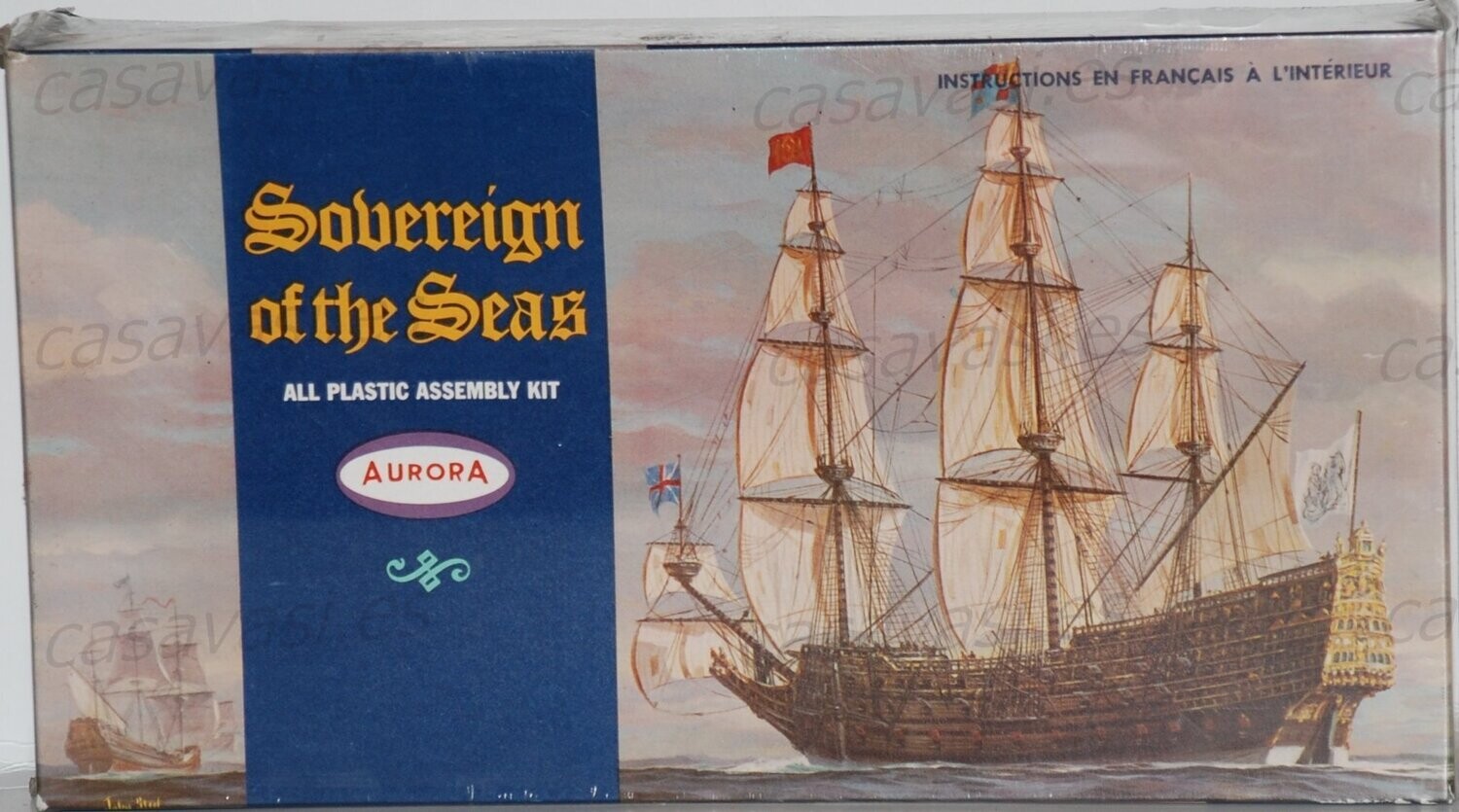 Aurora - KIT.NO.434-350 - Made in Canada - Sobereign of The Seas
Box Size 33 x 18 cm.