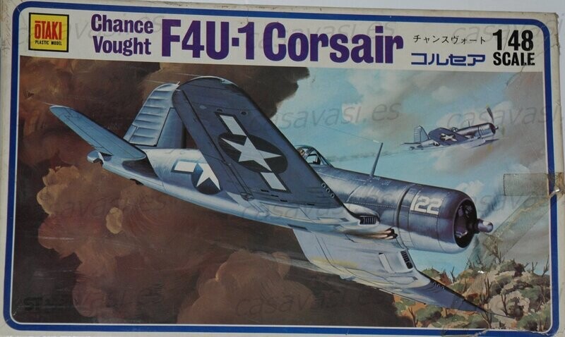 Otaki Kit NO. 0T2-27-400 - Chance Vought F4U-1
Box Size - 29 x 18 cm.