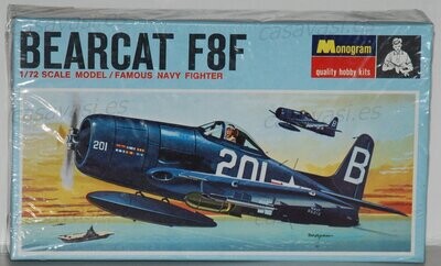 Monogram - 1967 - 1/72 - PA144-70 - Bearcat F8F-1 Famous Navy Fighter
Box Size 20 x 12 cm.