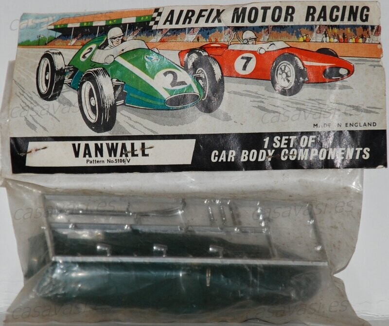 Airfix - Pattern Nº - 5106/v - Spares - Vanwall
Car Body Components