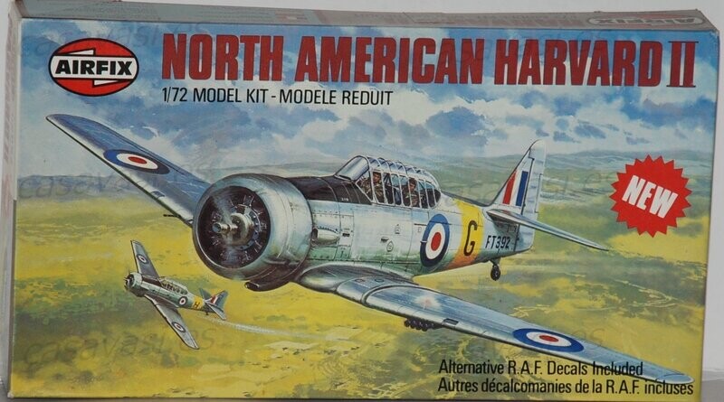Airfix - 1979 - s2-02057-2 - 1/72 - North American Harvard II
Box Size 21 x 11.5 cm.