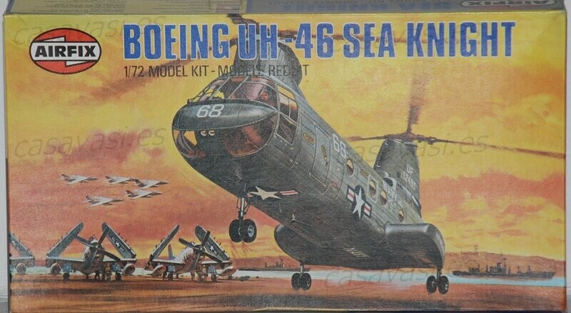 Airfix - 1978 - s2-02065-3 - 1/72 - Boeing UH-46 Sea Knight
Box Size 21 x 11.5 cm.