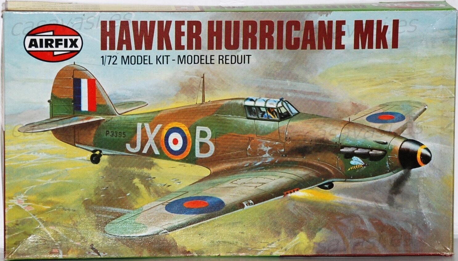 Airfix - 1979 - s2-02067-9 - 1/72 - Hawker Hurricane MK1
Box Size 21 x 11.5 cm.