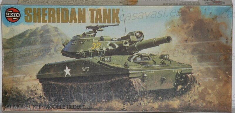 Airfix - 1977 - s2-02311-3 - 00 - Sheridan Tank
Box Size 21 x 11.5 cm.