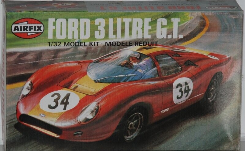Airfix - 1978 - s3 - 03408-9 - 1/32 - Ford 3 Litre G.T.
Box Size 20 x 12 cm.