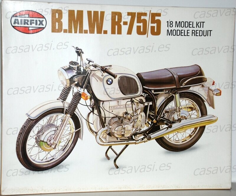 Airfix - 1979 - s20-20481-9 - 1/8 - B.M.W. R-75/5
Box Size 53.5 x 42.5 cm