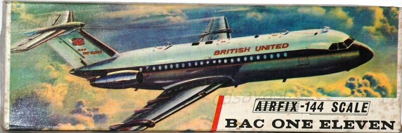Airfix - sb-sk401 - 1/144 - BAC One Eleven
Box Size 25 x 8 cm