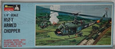 Monogram - 1966 - 1/48 - PA151-100 - Huey Armed Chopper
Box Size 32 x 13 cm.