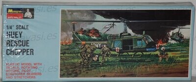 Monogram - 1966 - 1/48 - PA152-100 - Huey Rescue Chopper
Box Size 32 x 13 cm.