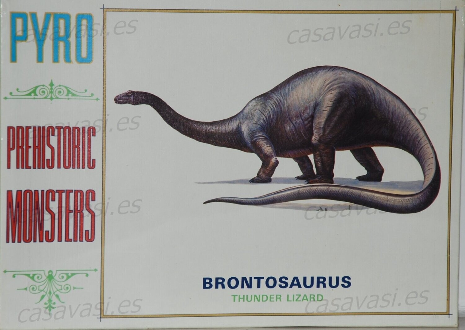 Pyro - d275-100 - Nº3 - Brontosaurus - Thunder Lizard
Box Size 25 x 18 cm.