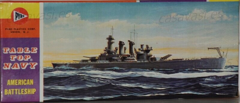 Pyro - b385-60 - Nº10 - USS.North Carolina
American Batlleship
Box Size 23 x 9.5 cm.