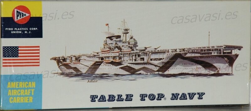 Pyro - b390-60 - Nº15 - U.S.S.Lexiton
American Aircraft Carrier
Box Size 23 x 9.5 cm.