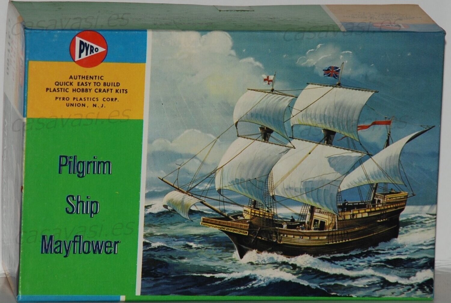 Pyro - c311-60 - Nº 1 - Pilgrim Ship - Mayflower
Box Size 18.5 x 12 cm.