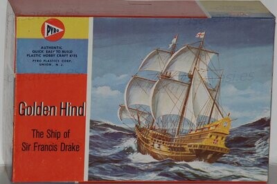 Pyro - c365-60 - Nº 5 - Golden Hind - The Ship of Sir Francis Drake
Box Size 18.5 x 12 cm.