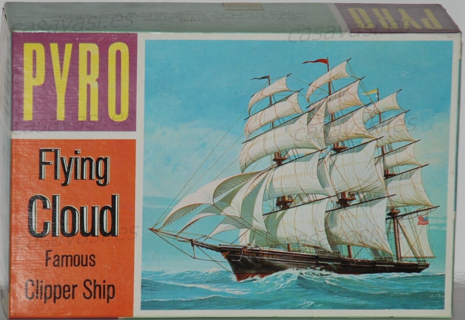 Pyro - c370-60 - Nº 10 - Flying Cloud - Famous Clipper Ship
Box Size 18.5 x 12 cm.