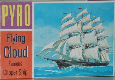 Pyro - b370-75 - Nº10 - 1968 - Flying Cloud - Famous Clipper Ship
Box Size 18.5 x 12 cm.