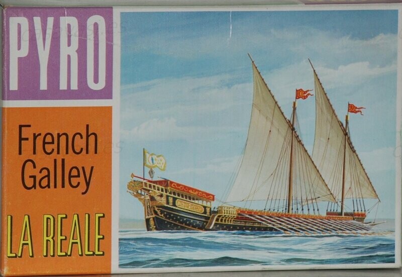 Pyro - b378 - 75 - Nº13 - 1967- La Reale - French Galley
Box Size 18.5 x 12 cm.