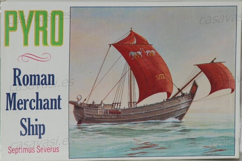 Pyro - b380-75 - Nº 15 - 1967 - Roman Merchant Ship - Septimus Severus
Box Size 18.5 x 12 cm.