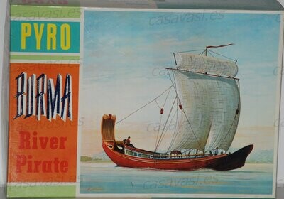 Pyro - 1965 - c253-100 - Nº 6 - Burma River Pirate
Box Size 25 x 18 cm.