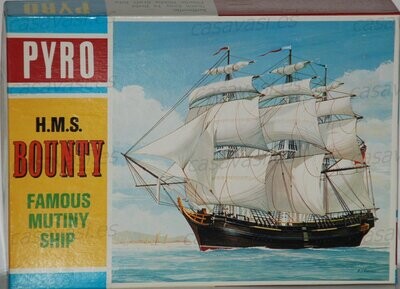 Pyro - 1965 - c250-100 - Nº 3 - H.M.S. Bounty - Famous Mutiny Ship
Box Size 25 x 18 cm.