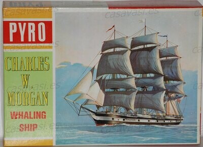 Pyro - 1965 - c249-100 - Nº 2 - Charles W.Morgan - Whailing Ship
Box Size 25 x 18 cm.