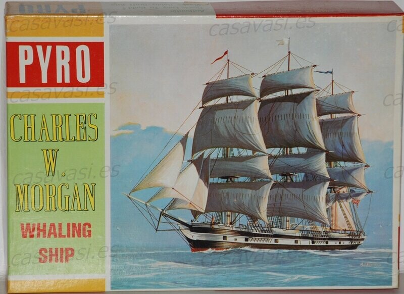 Pyro - b249-125 - Nº2 - 1965 - Charles W.Morgan - Whailing Ship
Box Size 25 x 18 cm.