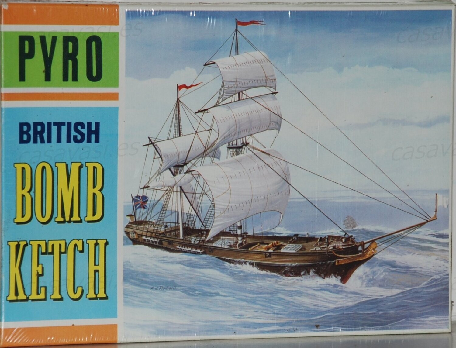 Pyro - b256-125 - Nº11 - 1966 - British Bomb Ketch
Box Size 25 x 18 cm.