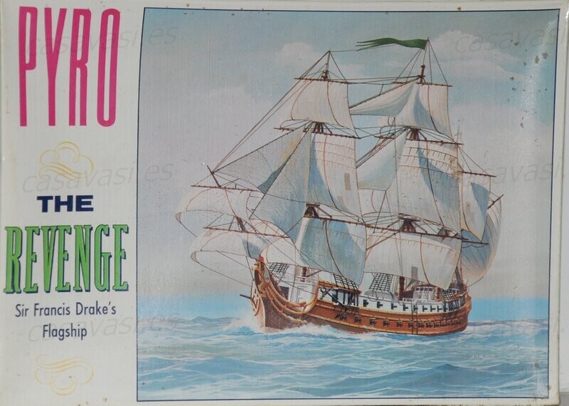 Pyro - b263-125 - Nº17 - 1967 - The Revenge - Sir Francis Drake's Flagship
Box Size 25 x 18 cm.