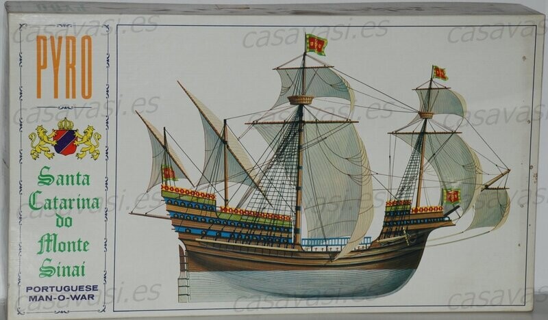 Pyro - 1966 - c209-300 - Nº 8 - Santa Catarina do Monte Sinai - Portuguese Man-O-War
Box Size 44 x 25 cm.