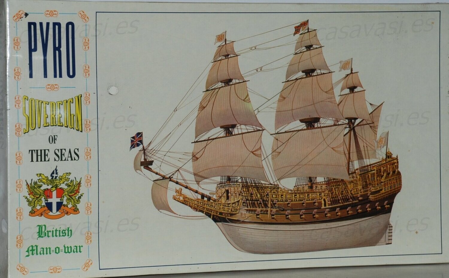 Pyro - b211-400 - Nº10 - Soveriegn of The Seas - British Man-O-War
Box Size 44 x 25 cm.