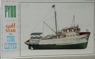 Pyro - b374-400 - Nº 6 - Gulf Star - Tuna Clipper
Box Size 44 x 25 cm.
