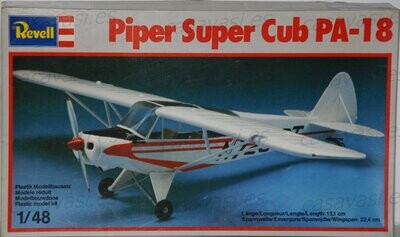 Made in Germany - Revell - 1981 - H-4114 - 1/48 - Piper Super Cub PA-18
Box Size 30.5 x 18 cm.