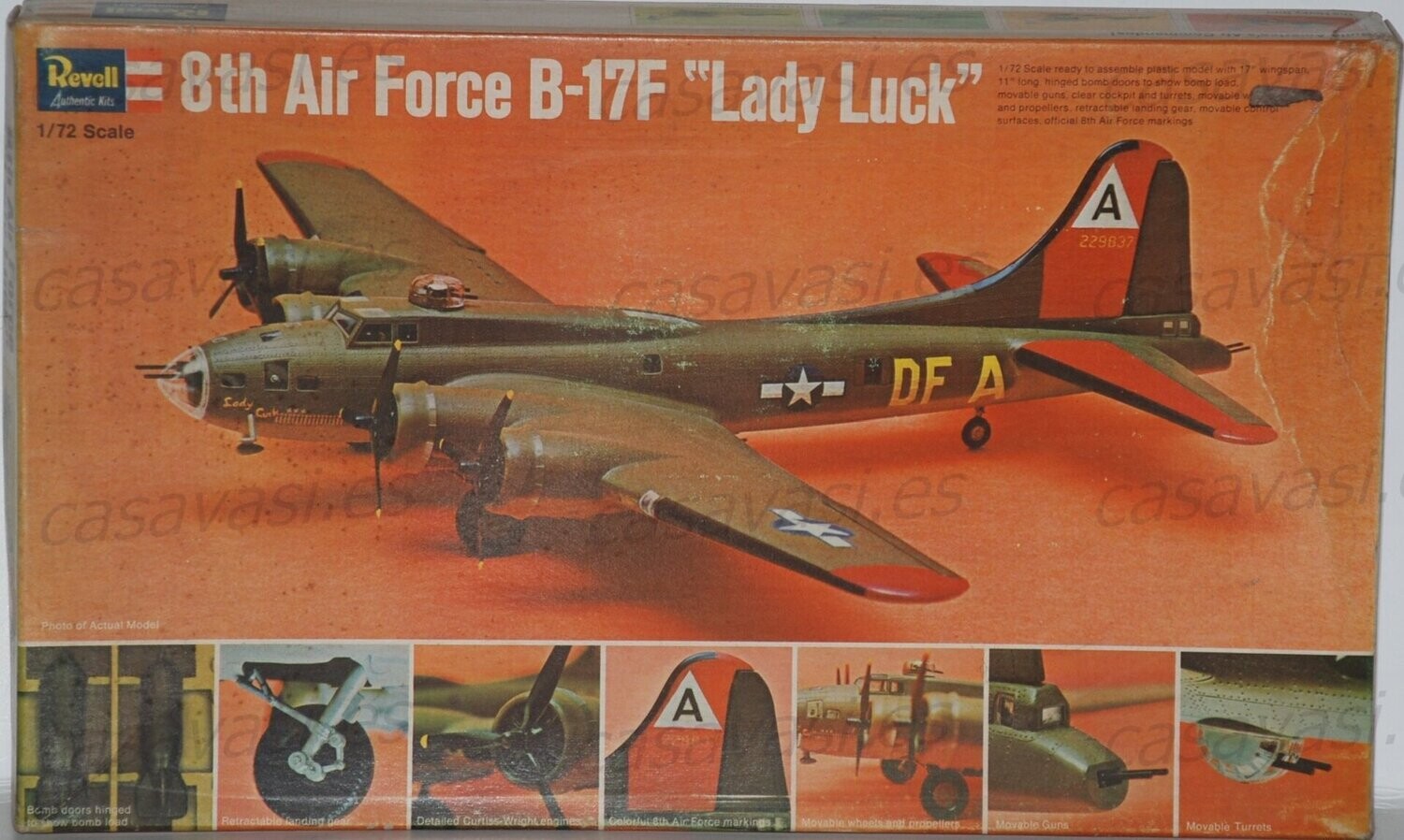 Revell - h-209 - 1-72 - Made in England - 8th Airforce B-17F 
