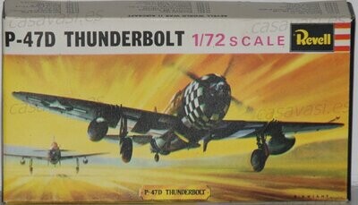 Revell - Made in G.B. - h-613 - 1/72 - P47D Thunderbolt
Box Size 16.5 X 9 cm.