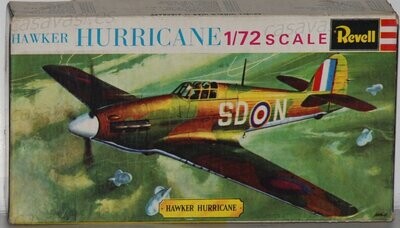 Revell - Made in G.B. - h-616 - 1/72 - Hawker Hurricane
Box Size 16.5 X 9 cm.
