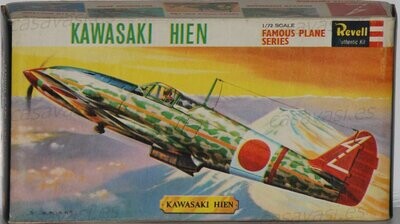 Revell - Made in G.B. - h-621 - 1/72 - Kawasaki Hien
Box Size 16.5 X 9 cm.
