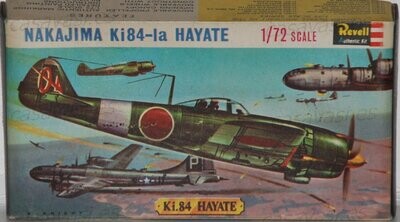 Revell - Made in G.B. - h-637 - 1/72 - Nakajima Ki84-1A Hayate ( Frank )
Box Size 16.5 X 9 cm.
