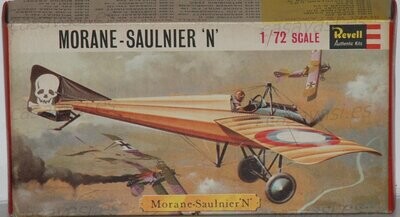 Revell - Made in G.B. - h-644 - 1/72 - Morane - Saulnier " N "
Box Size 16.5 X 9 cm.