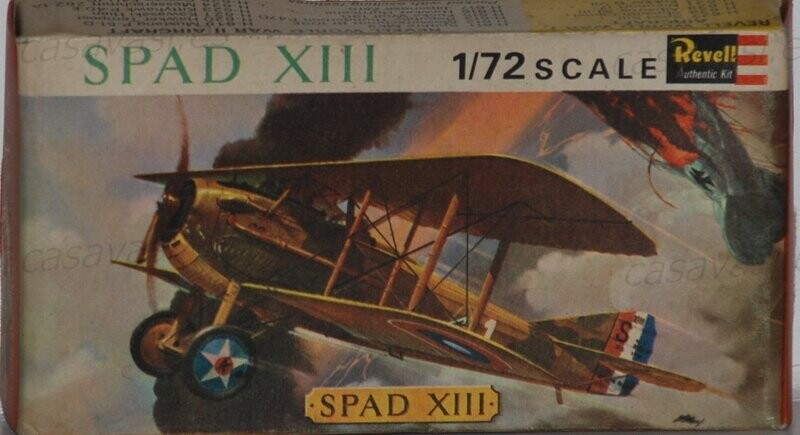 Revell - Made in G.B. - h-627 - 1/72 - SPAO XIII
Box Size 16.5 X 9 cm.