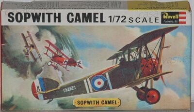 Revell - Made in G.B. - h-628 - 1/72 - Soapwith Camel
Box Size 16.5 X 9 cm.