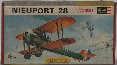 Revell - Made in G.B. - h-653 - 1/72 - NIEUPORT 28
Box Size 16.5 X 9 cm.