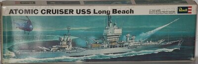 Revell - 1968 - h-460 - Made in G.B. - Atomic Cruiser USS Long Beach
17" Lenght - Box Size 44 x 13 cm.